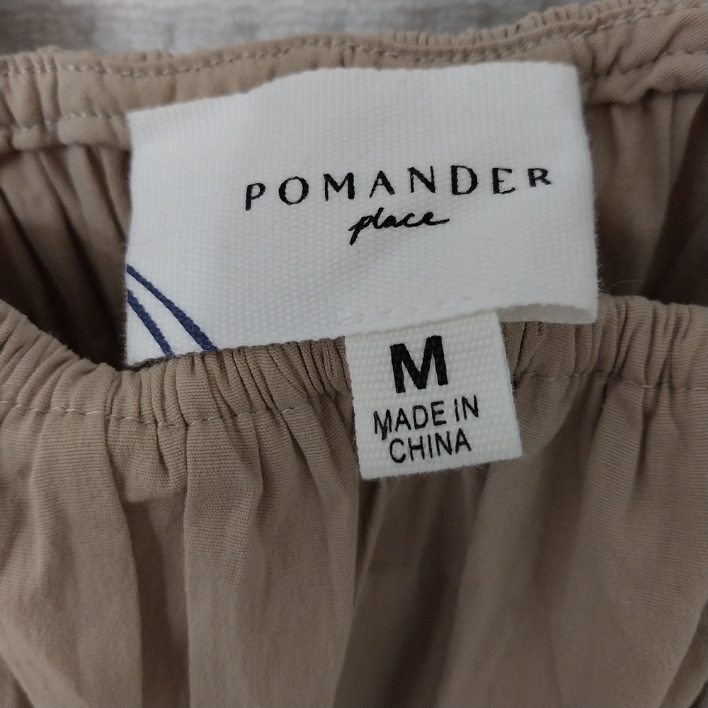 Tuckernuck Beige Smocked Midi Dress, so comfortable and pockets! - Picture 6 of 10